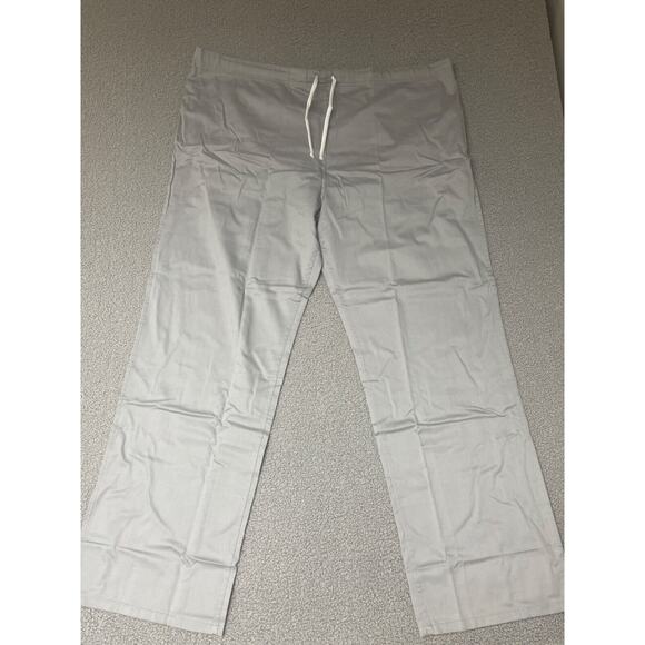 2 High Performance Uniforms Scrub Pants Unisex Adult 4XL tall Gray Drawstring - Picture 2 of 7